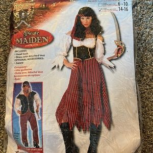 Pirate maiden adult costume